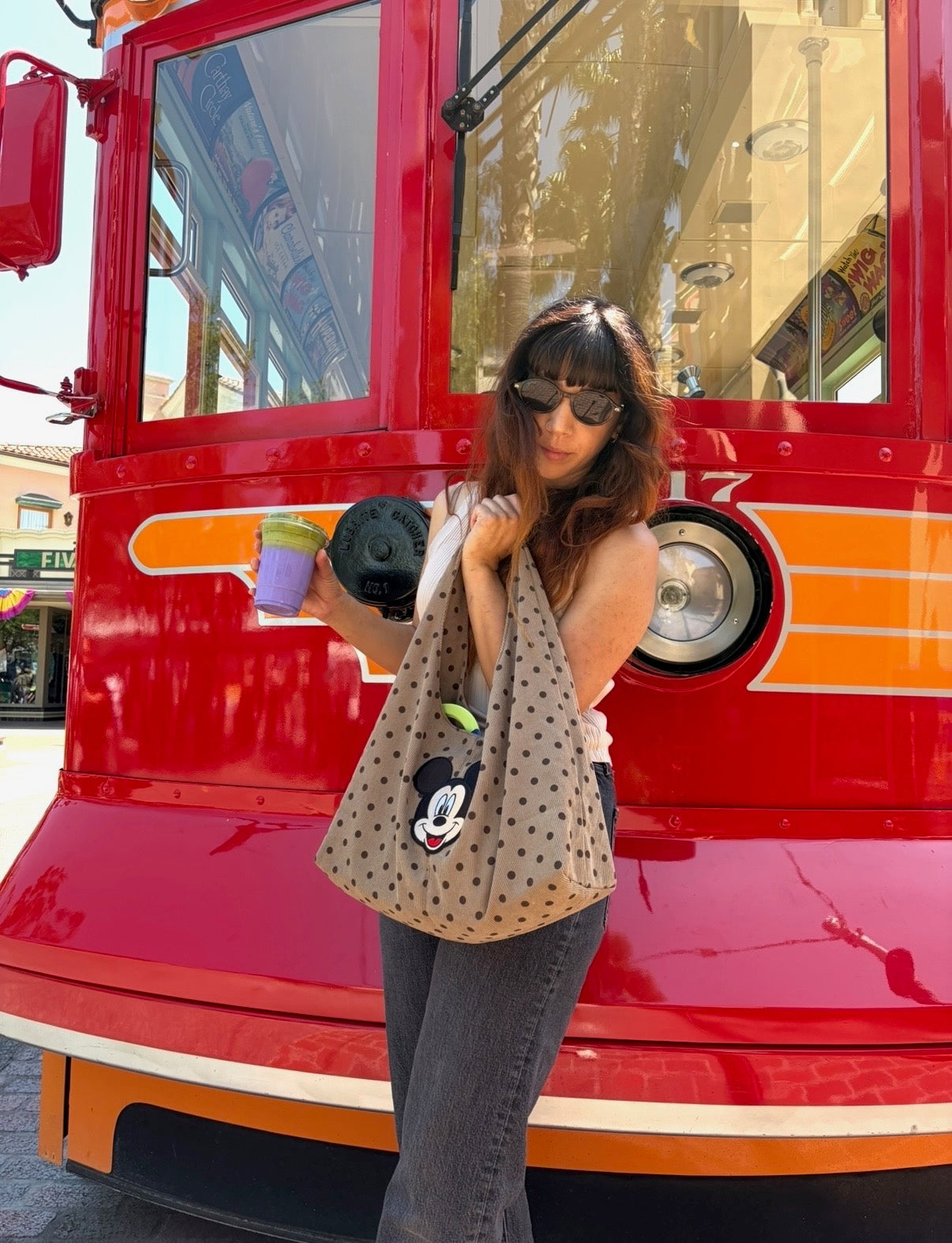 Mickey Mouse Brown Tote